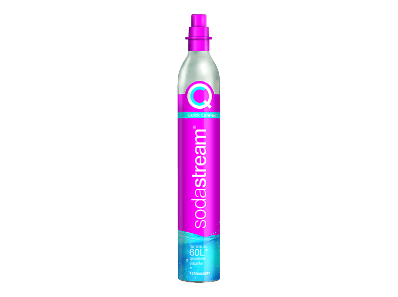 Sodastream Quick Connect CO2-Zylinder mit Glasflasche 1L; Zylinder, Flasche — Foto 2 von 5