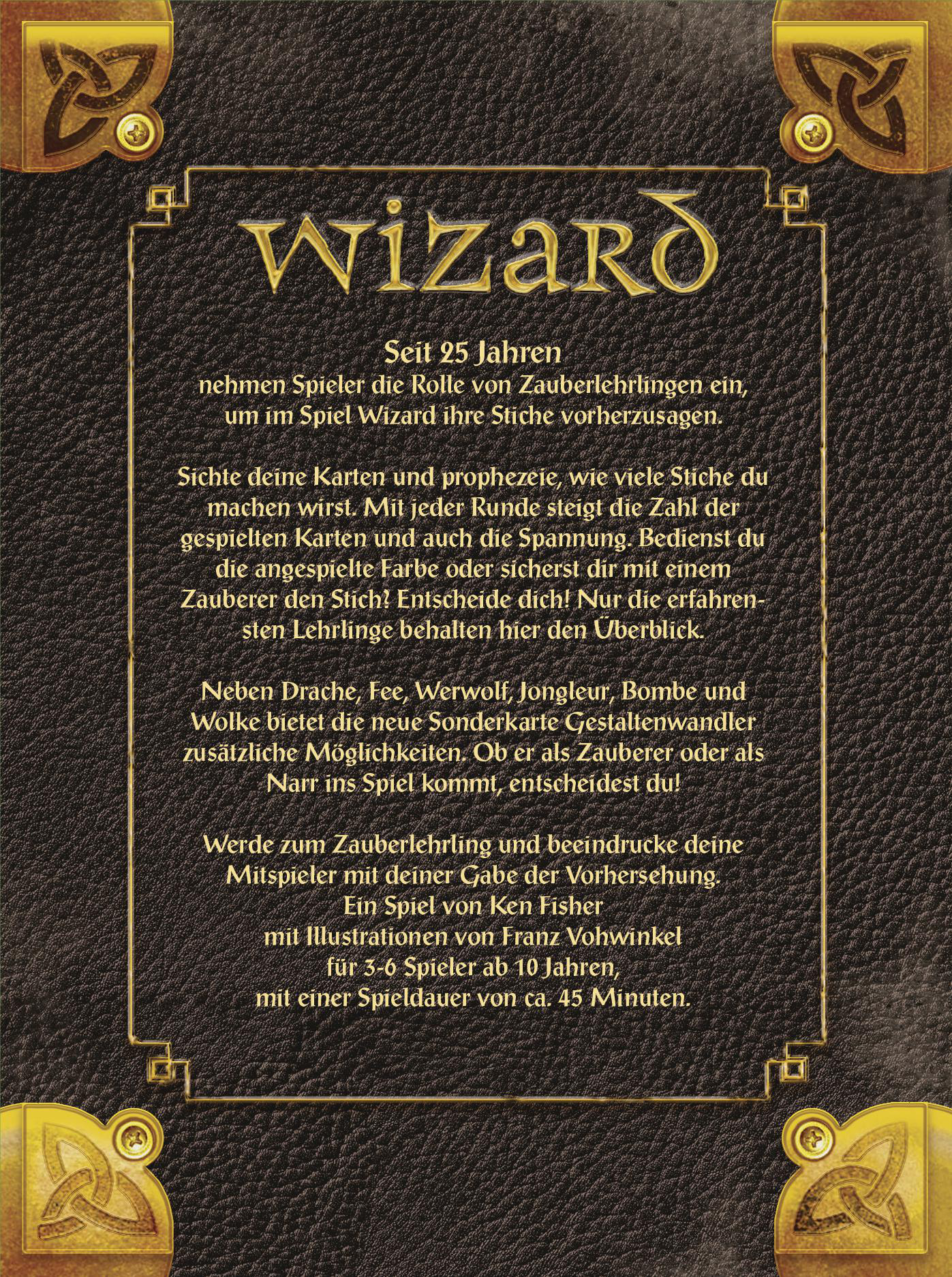 AMIGO Wizard 25-Jahre-Edition – Die Zauberlehre geht weiter! Kartenspiel Mehrfarbig