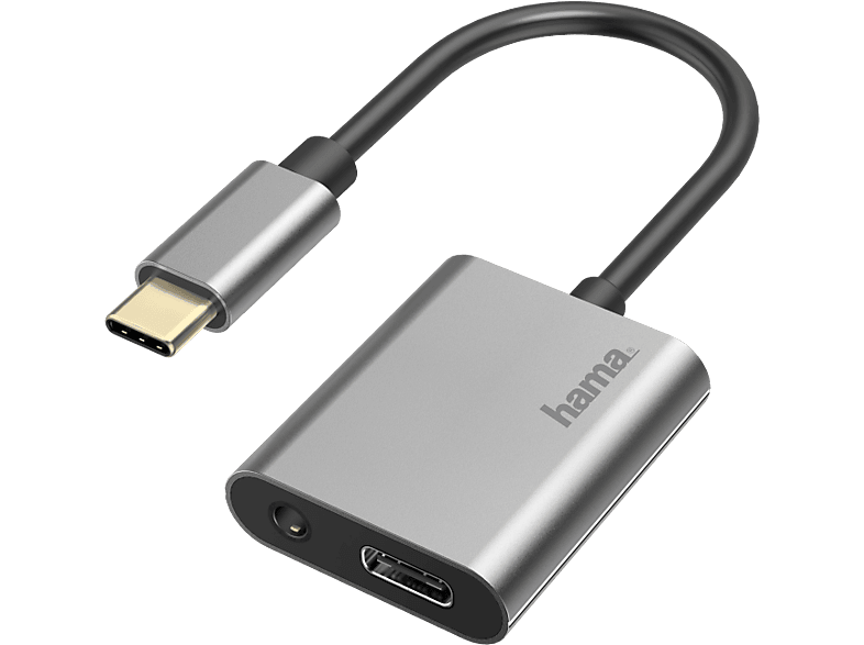 HAMA 2-in-1 USB-C - Jack 3.5mm adapter (200304)