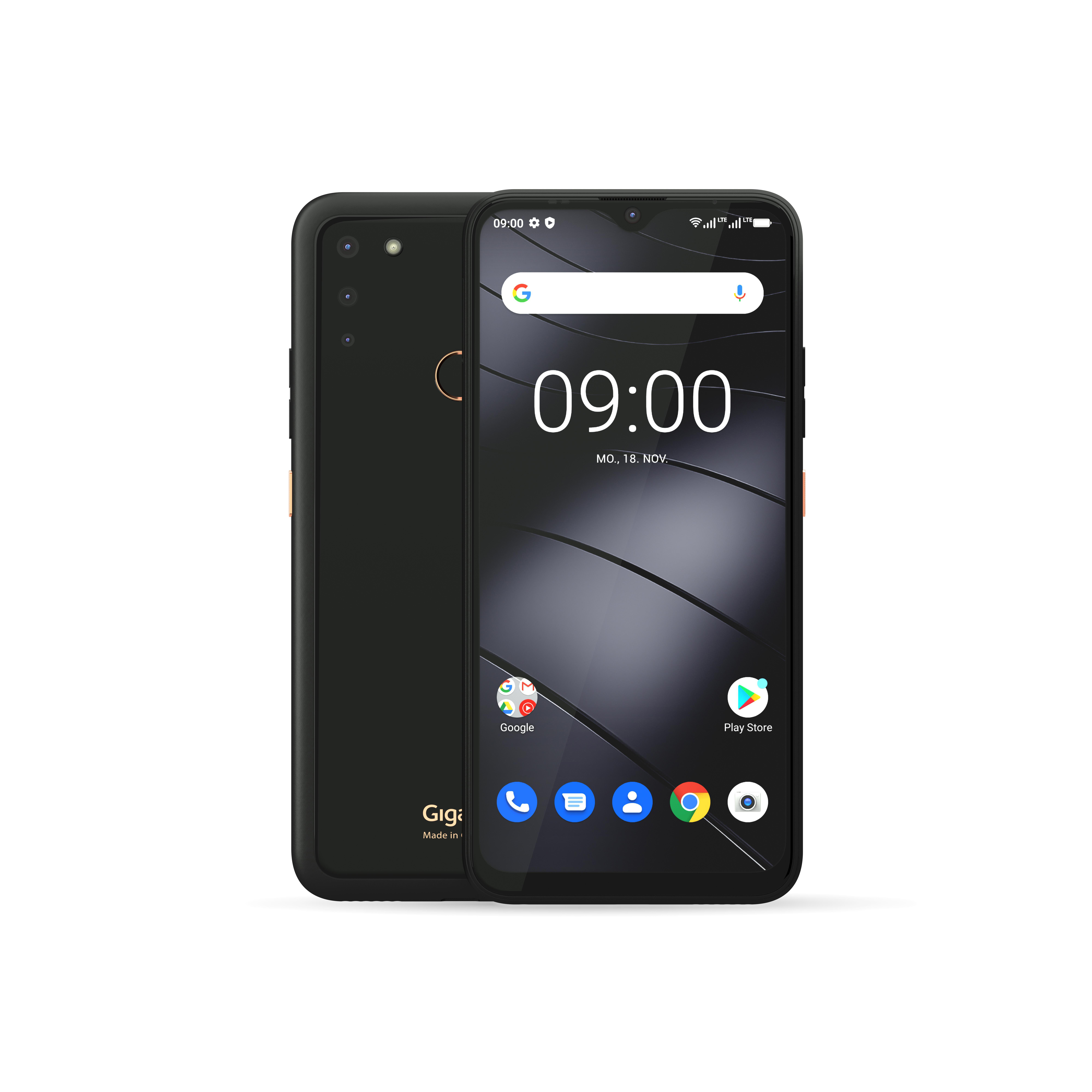 GIGASET GS4 64 GB Deep Black Dual SIM