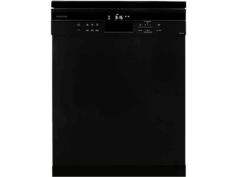 Lavavajillas - Infiniton DIW-61STB, 14 servicios, 8 programas, 60 cm, Media carga, Negro