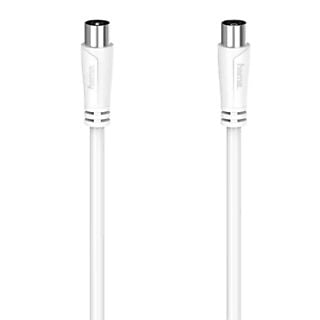 Cable de antena - Hama 00205049, 10 m, 90 db, Blanco