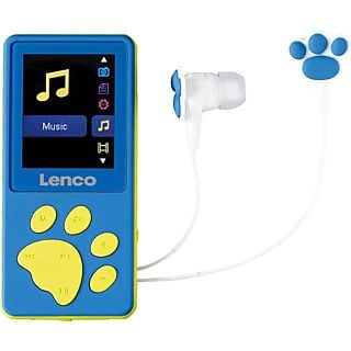 LENCO MP3-speler 8 GB + Oortjes Blauw (XEMIO-560BU)