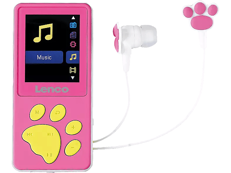 Lenco Xemio-560 MP3 Player 8GB Pink