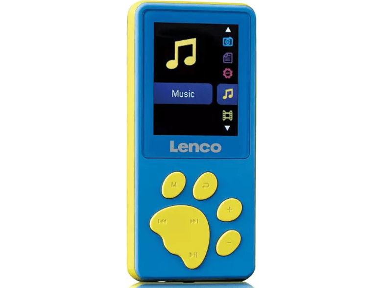 Ontbering Nieuwjaar Oom of meneer LENCO MP3-speler 8 GB + Oortjes Blauw (XEMIO-560BU)