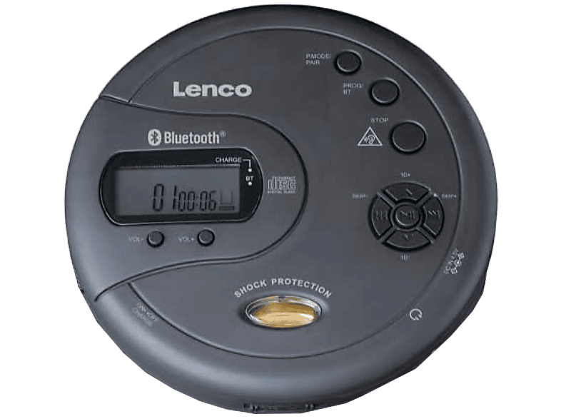 Lenco CD-300BK Lecteur CD Portable Noir