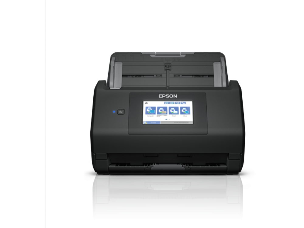 Escáner - Epson WorkForce ES-580W, Inalámbrica, 600 x 600 DPI, 35 ppm, 30 bits, ReadyScan LED, Negro