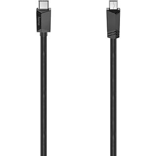 HAMA Câble USB-C - miniUSB-B 75 cm Noir (200643)