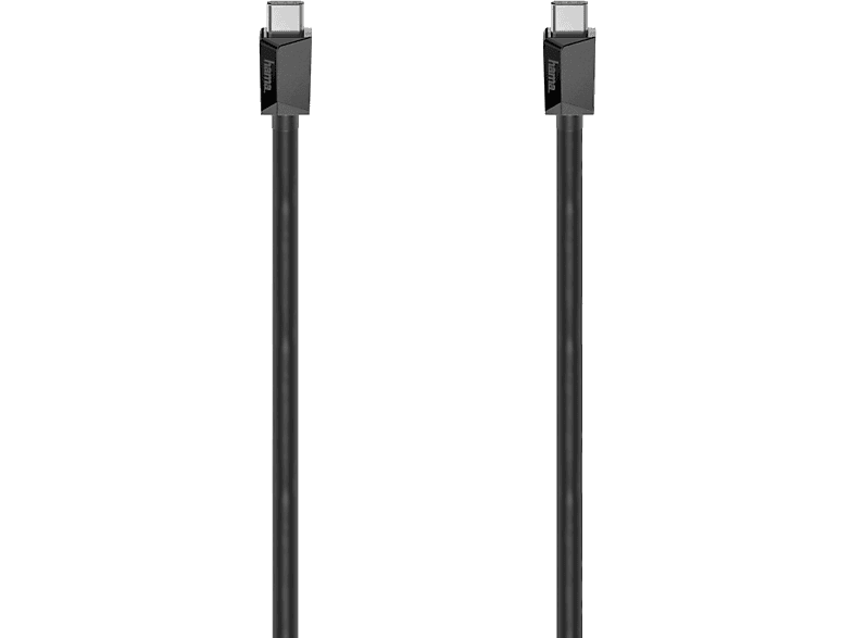 Câble USB-C vers USB-C Hama 0,75m Noir