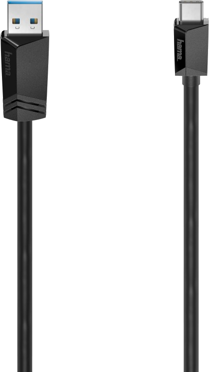 HAMA USB-kabel - USB-C 3.2 Gen 2 1 m Zwart (200657)