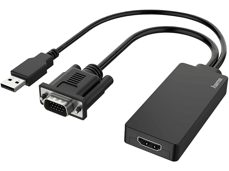 Hama VGA en USB naar HDMI Adapter