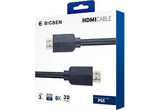 BIG BEN PlayStation 5 aranyozott HDMI kábel 2.1, 3 m