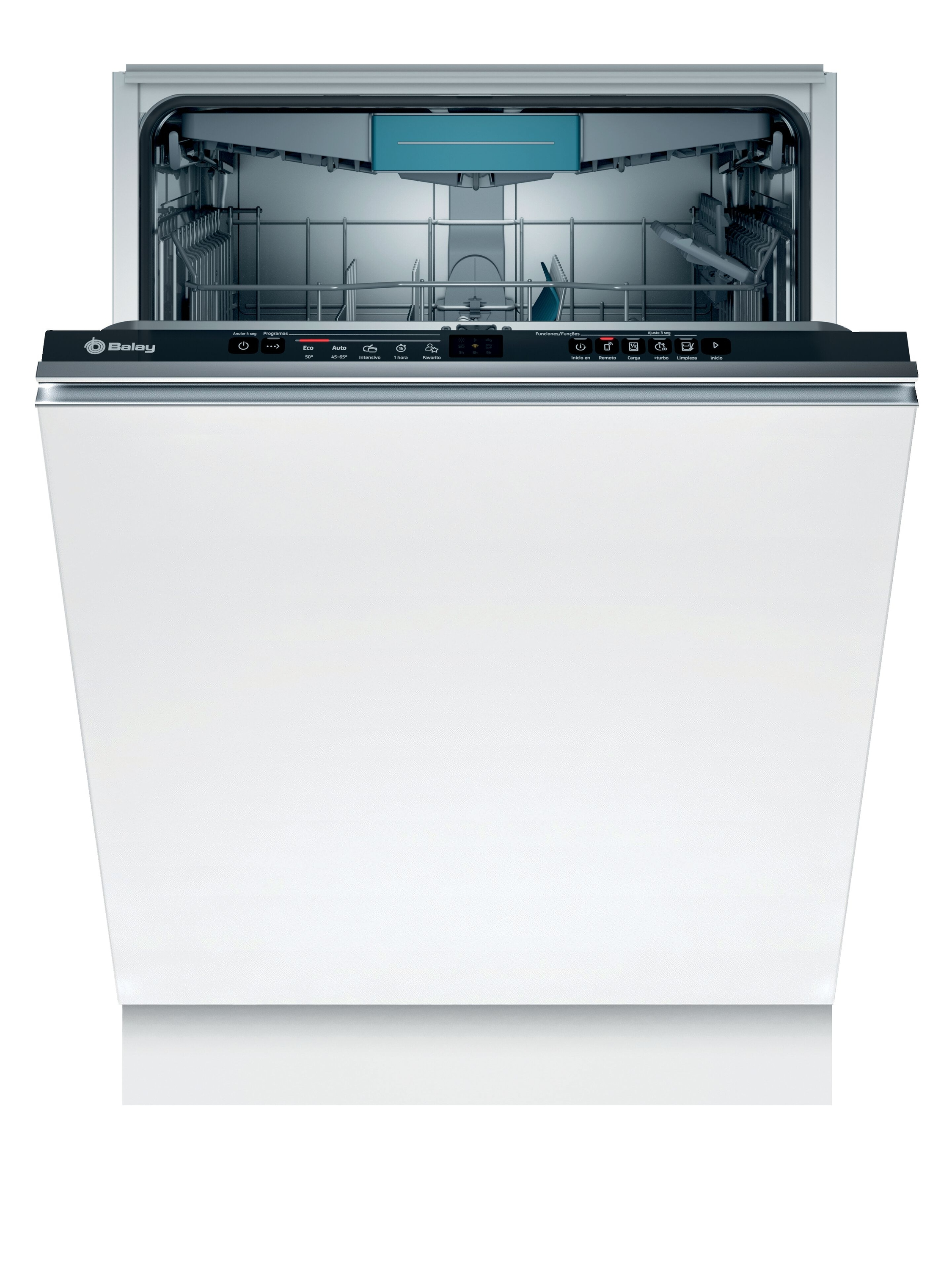 Lavavajillas - Balay 3VH5330NA, Integrable, 14 servicios, 5 programas, 60 cm, Blanco