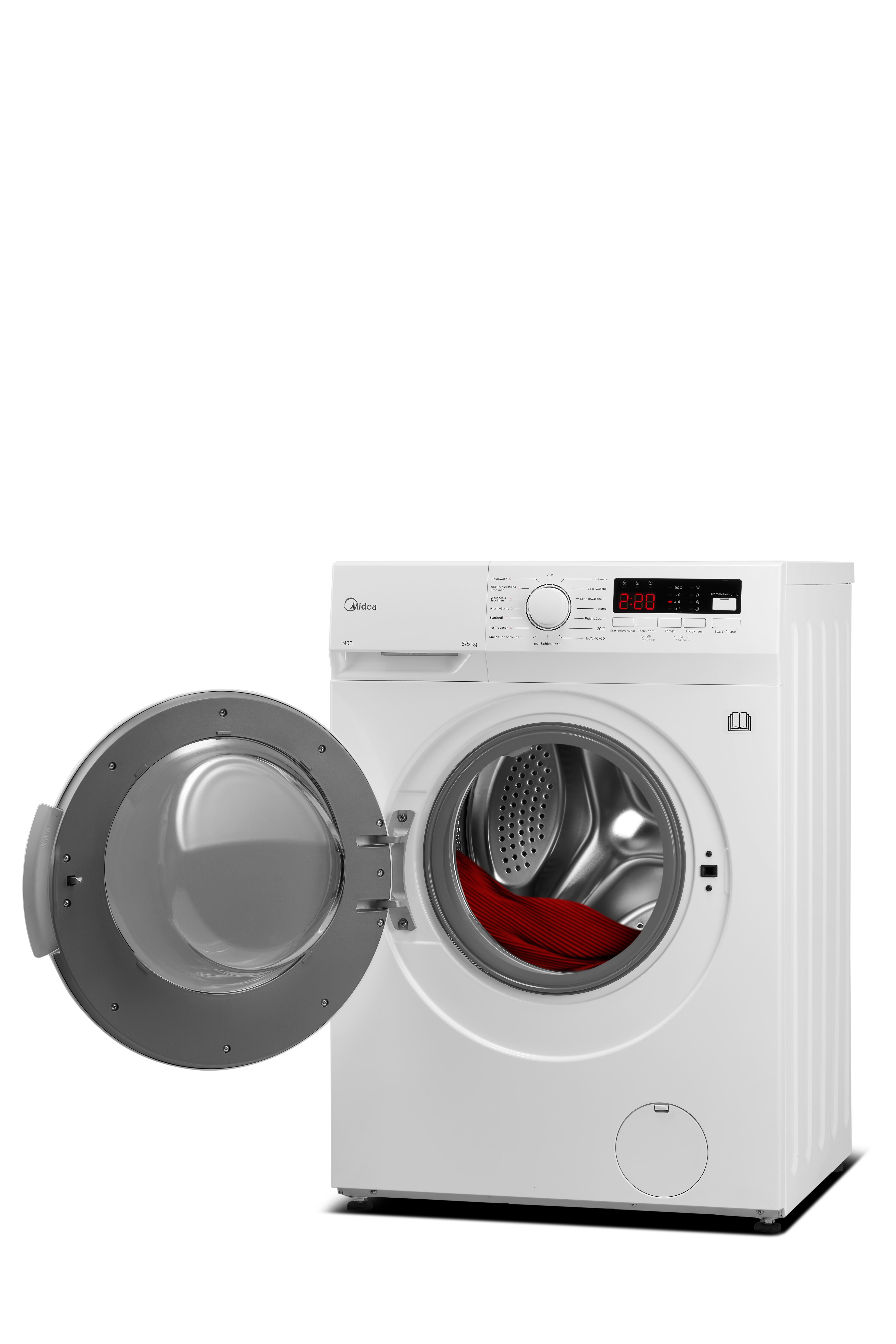 MIDEA MFNED85-1455 Waschtrockner (8 kg / 5 kg, 1400 U/Min.)