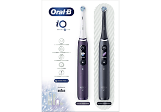 ORAL-B iO Series 8 Duo - Spazzolino elettrico (Nero/viola)