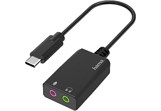 HAMA Carte son externe USB-C - 2 x Jack 3.5mm (in/out) (200320)