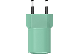 FRESH 'N REBEL USB Mini Charger 12 Watt met USB-C-kabel 1,5 Meter Lichtgroen