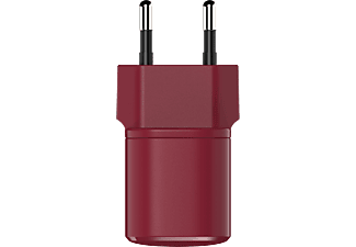 FRESH 'N REBEL USB Mini Charger 12 Watt met USB-C-kabel 1,5 Meter Rood