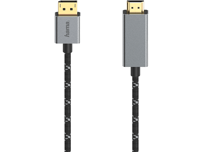 Câble DisplayPort vers HDMI UHD 4K Hama 1,5m