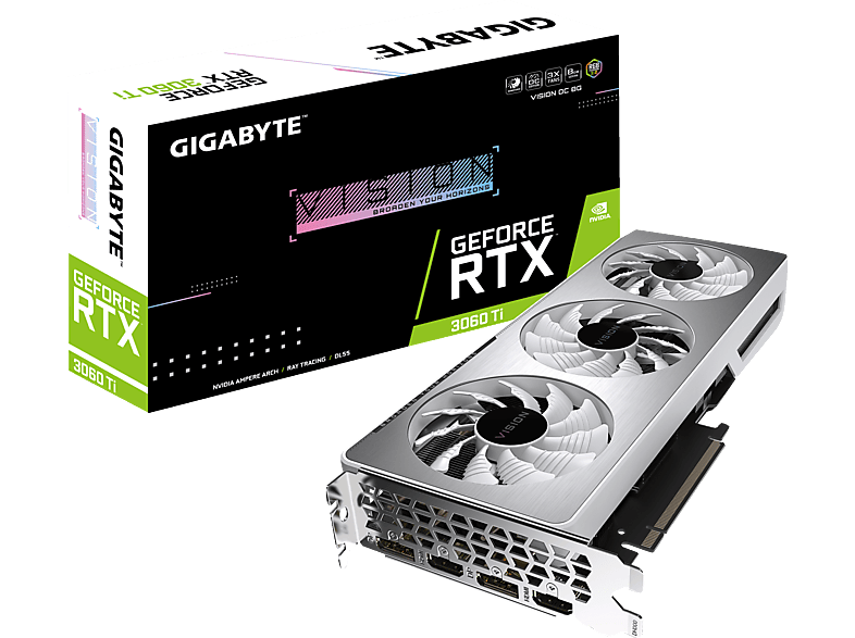 GIGABYTE GeForce RTX™ 3060 Ti Vision OC 8GB (GV-N306TVISION OC-8GD ...