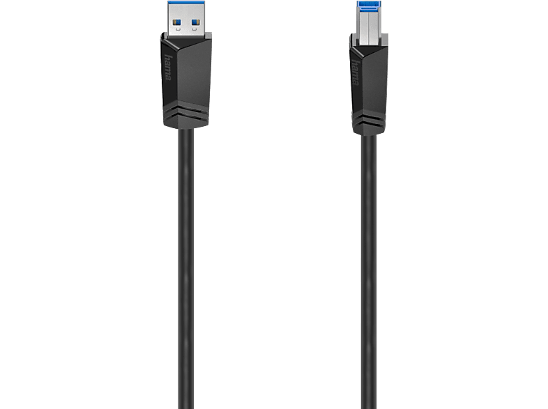 HAMA USB-kabel 3.0 - USB-B 3.0 1.5 m Zwart (200625)