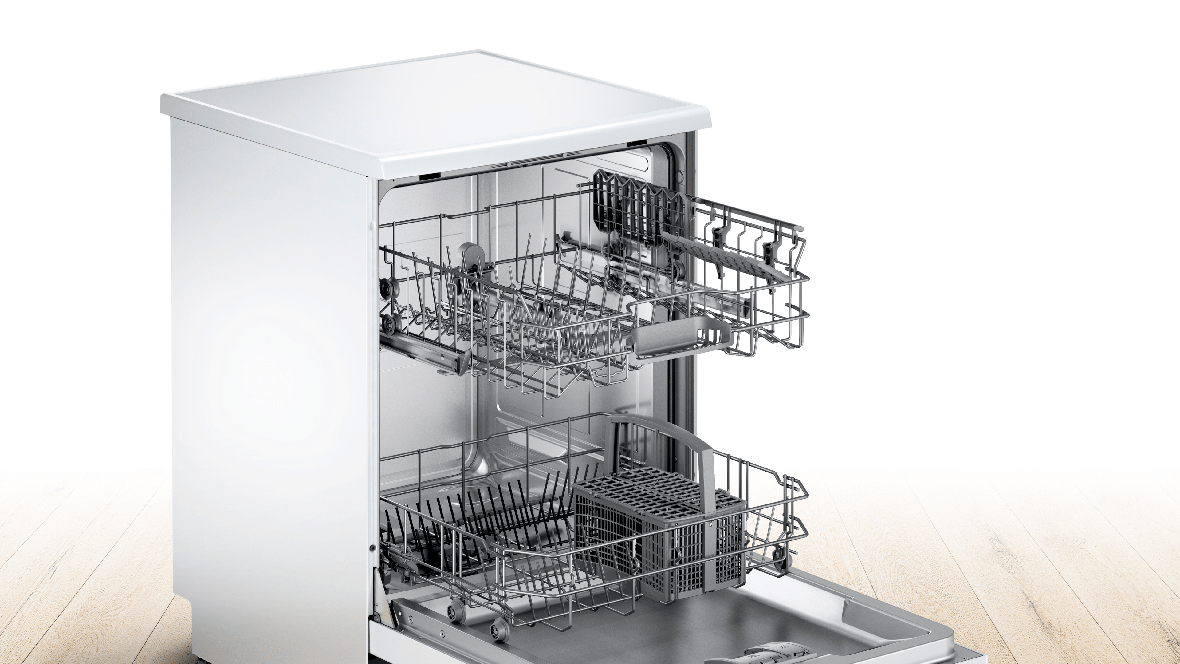 BOSCH SMS23DW00T A+ Enerji Sınıfı 3 Programlı Bulaşık Makinesi Beyaz