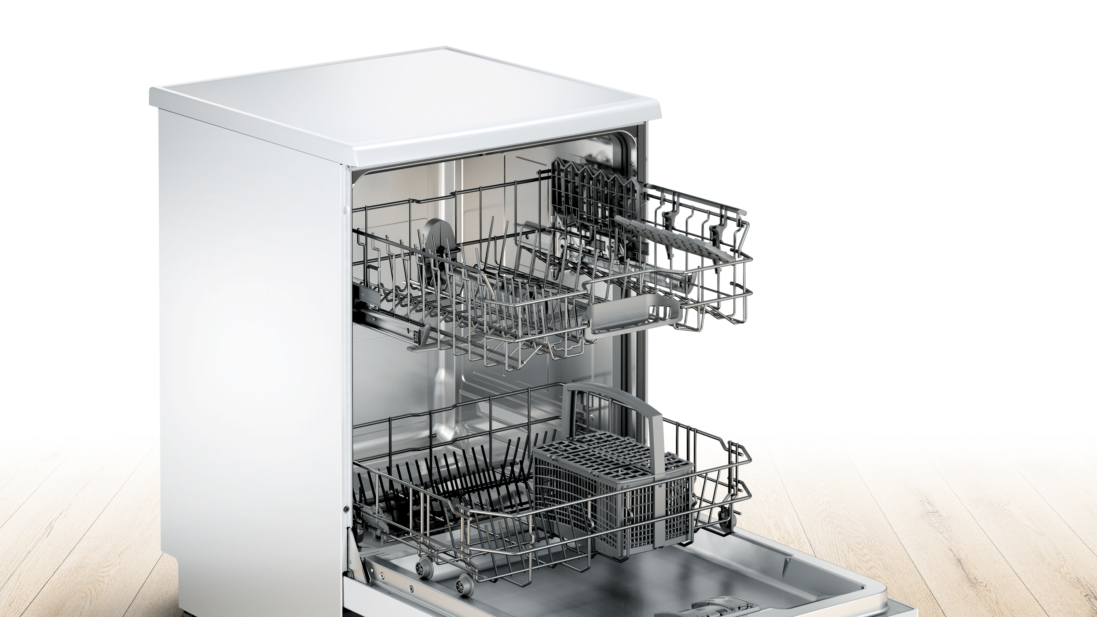 BOSCH SMS44DW00T F Enerji Sınıfı 4 Programlı Bulaşık Makinesi Beyaz