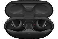 SONY WF-SP800N, Earbuds, Ladeetui, In-ear Kopfhörer Bluetooth Schwarz
