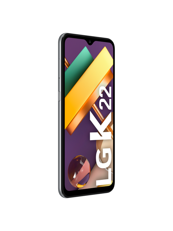 Móvil - LG K22, Gris, 32 GB, 2 GB RAM, 6.2" HD+, Quad Core QM215, Dual SIM, 3000 mAh, Android