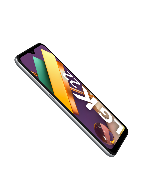Móvil - LG K22, Gris, 32 GB, 2 GB RAM, 6.2" HD+, Quad Core QM215, Dual SIM, 3000 mAh, Android