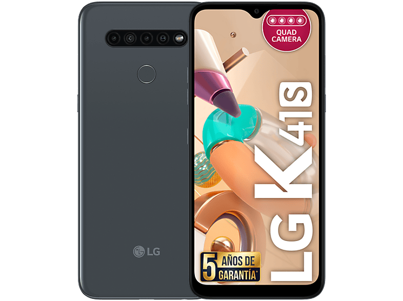 Móvil  LG K41S, Gris, 32 GB, 3 GB RAM, 6.55  HD+, Octa Core