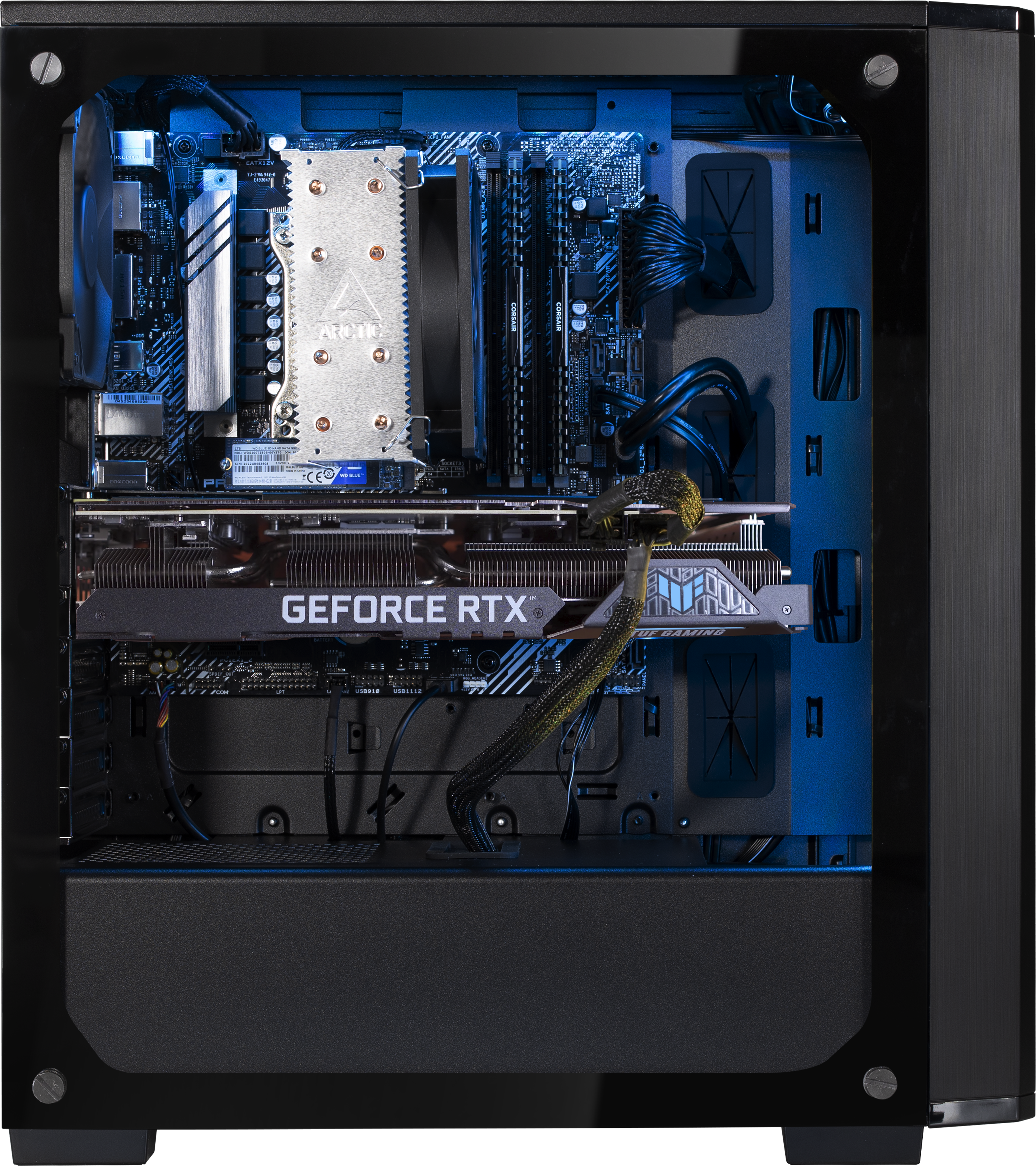 JOULE PERFORMANCE Nuke RTX3060TI II7 - Gaming PC,  , 1 TB SSD, 16 GB RAM,   (8 GB, GDDR6), Schwarz