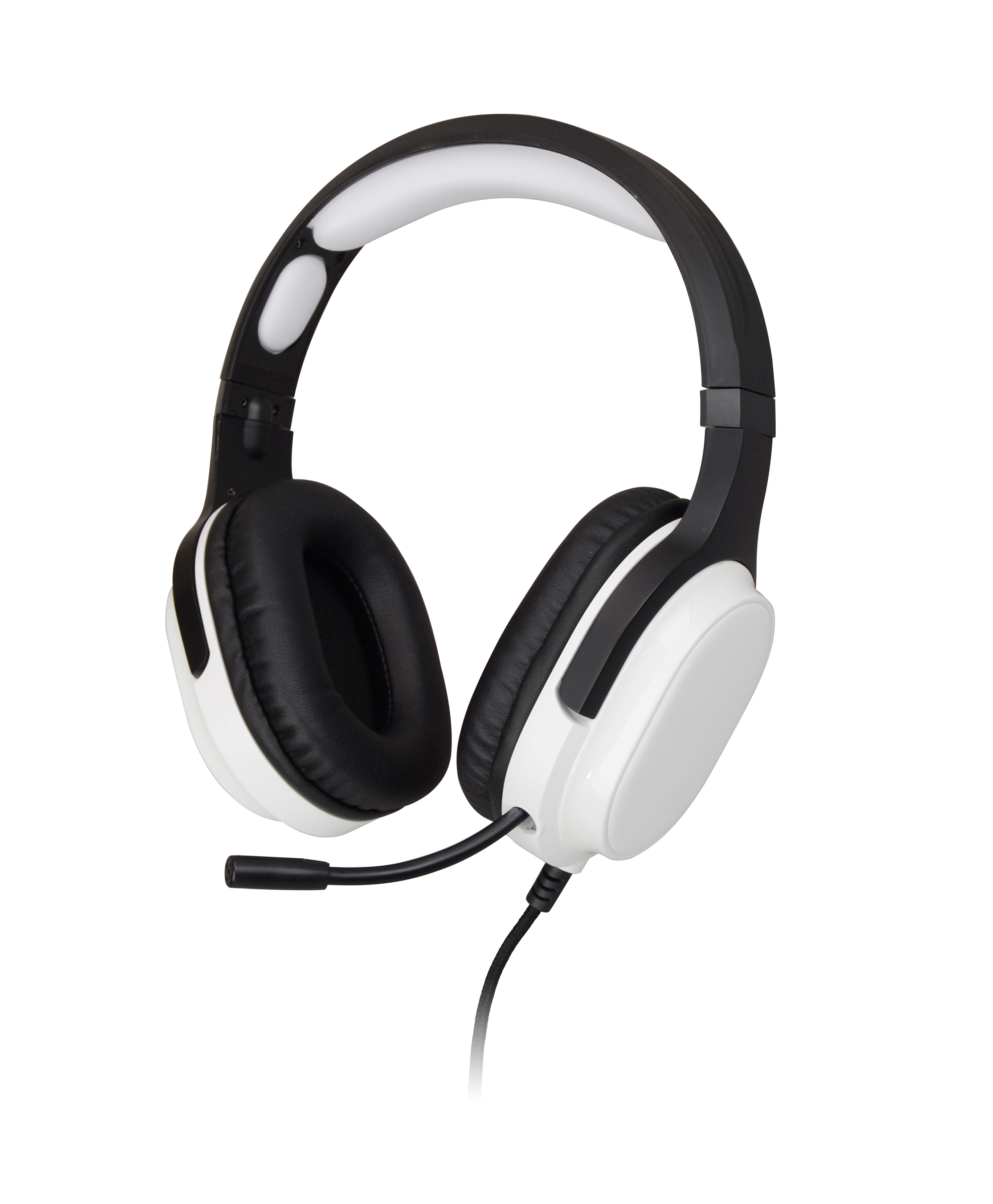 ISY IC 6002, On-ear Headset Gaming Weiß/Schwarz