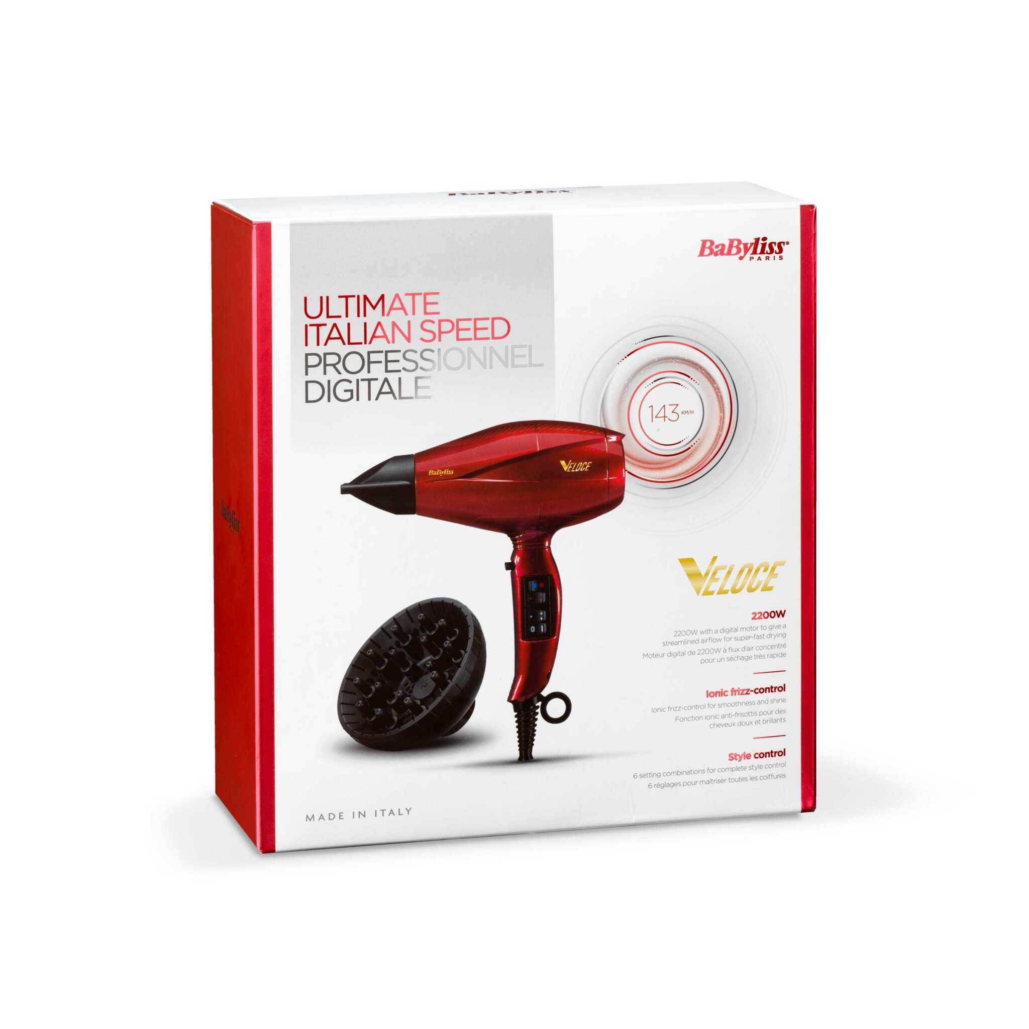 BABYLISS Sèche-cheveux Veloce 2200 (6750DE)