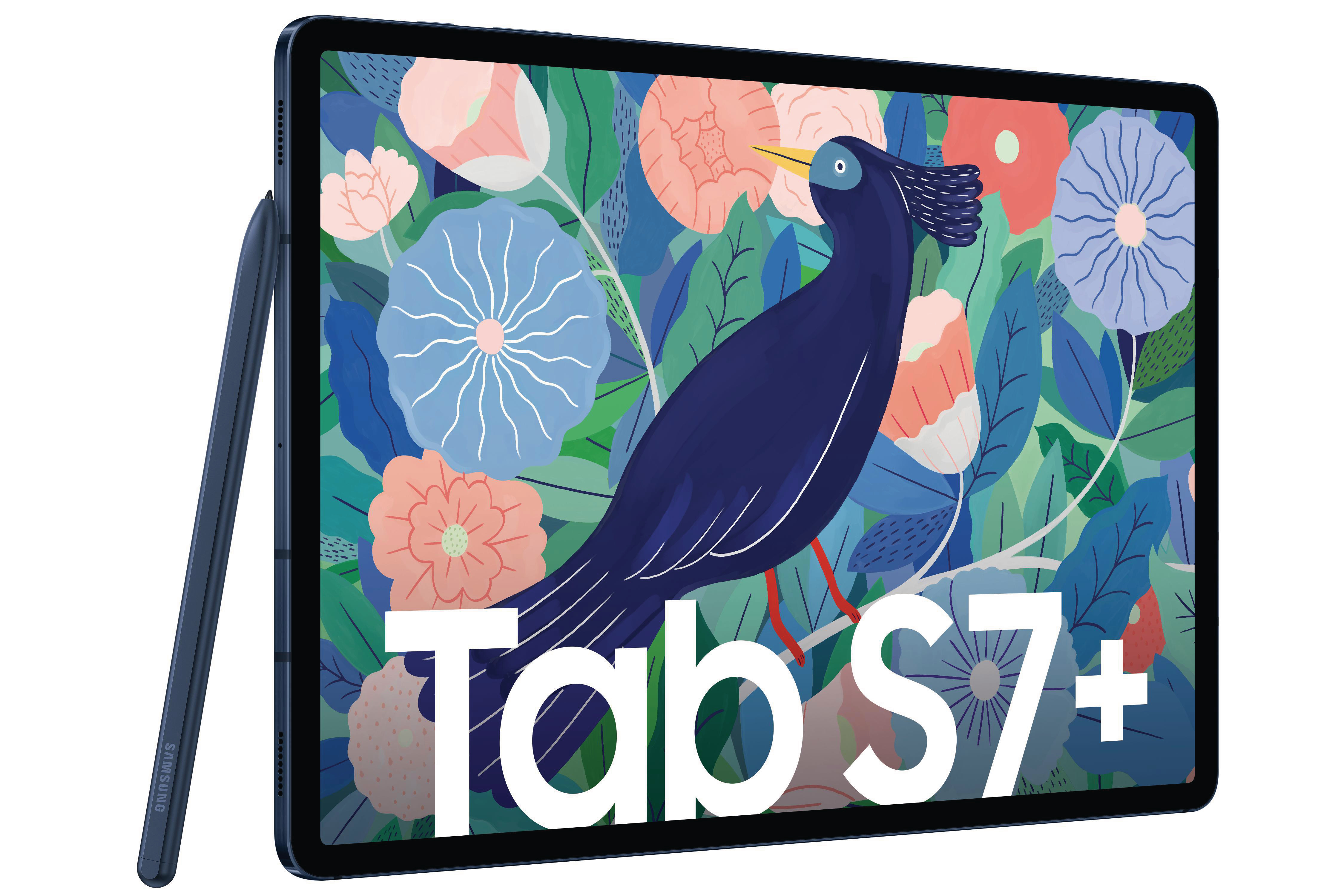 SAMSUNG Galaxy Tab S7+ WiFi, Tablet, 256 GB, 12,4 Zoll, Mystic Navy