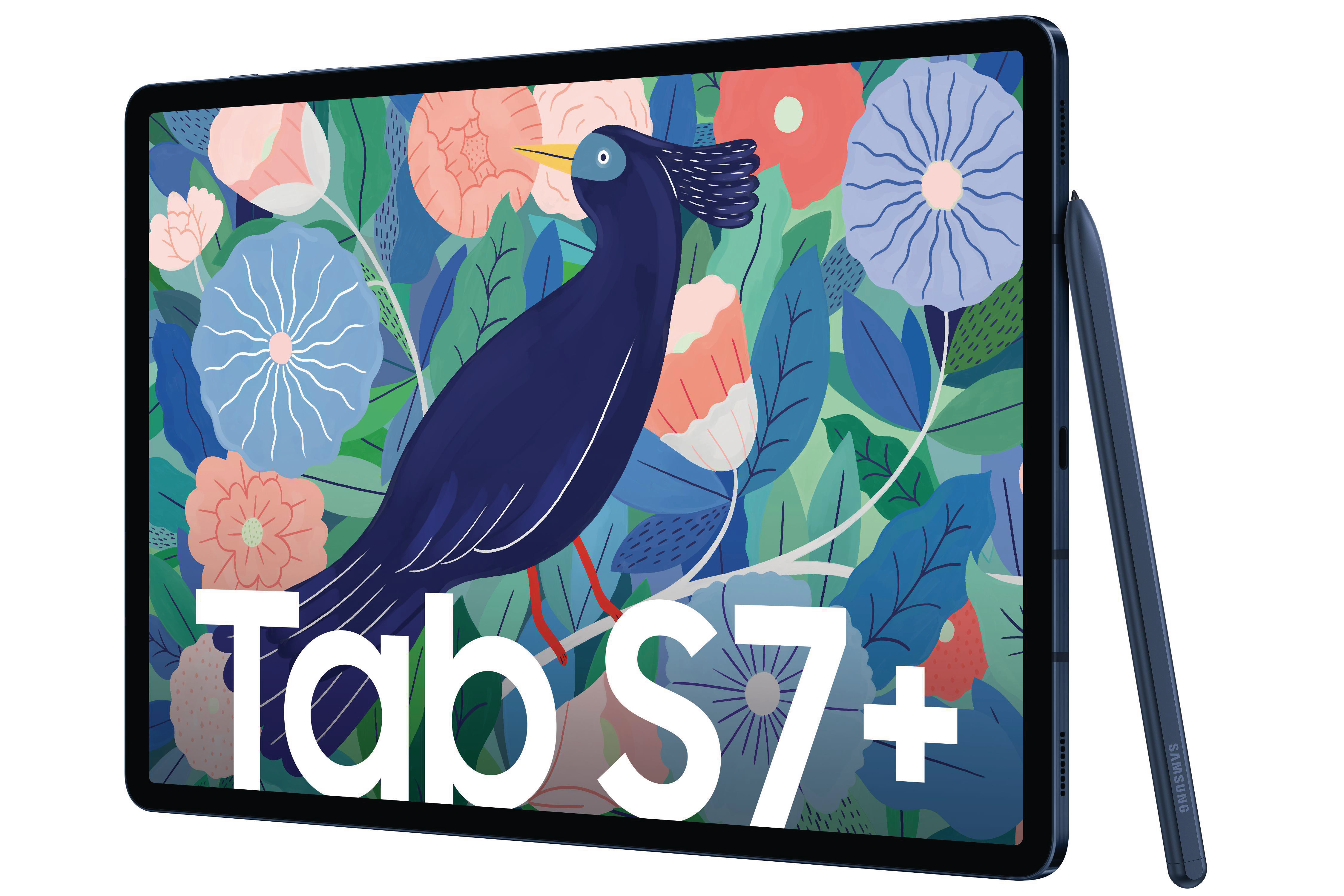 SAMSUNG Galaxy Tab S7+ WiFi, Tablet, 256 GB, 12,4 Zoll, Mystic Navy