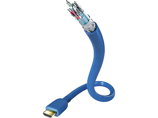 INAKUSTIK 924208 - HDMI-Kabel (Blau)