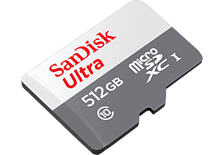SANDISK Ultra®, Speicherkarte, Micro-SDXC microSD Extended Capacity (microSDXC), 512 GB, 100