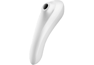 SATISFYER Dual Pleasure - Stimolatore clitorideo (Bianco)