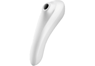 SATISFYER Dual Pleasure - Stimulateur clitoridien (Blanc)