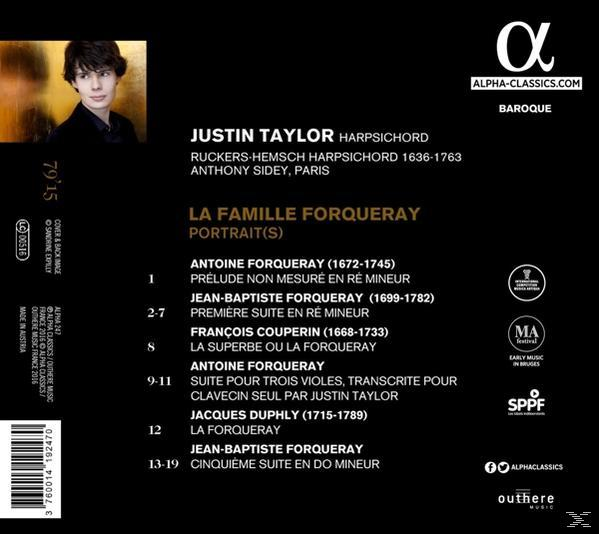 Justin Taylor - La Famille Forqueray-Portrait(s)  - (CD)