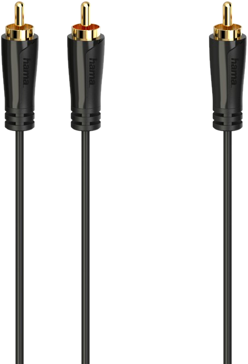 HAMA Audio subwoofer kabel RCA mannelijk - 2 x RCA mannelijk 5m (205097)