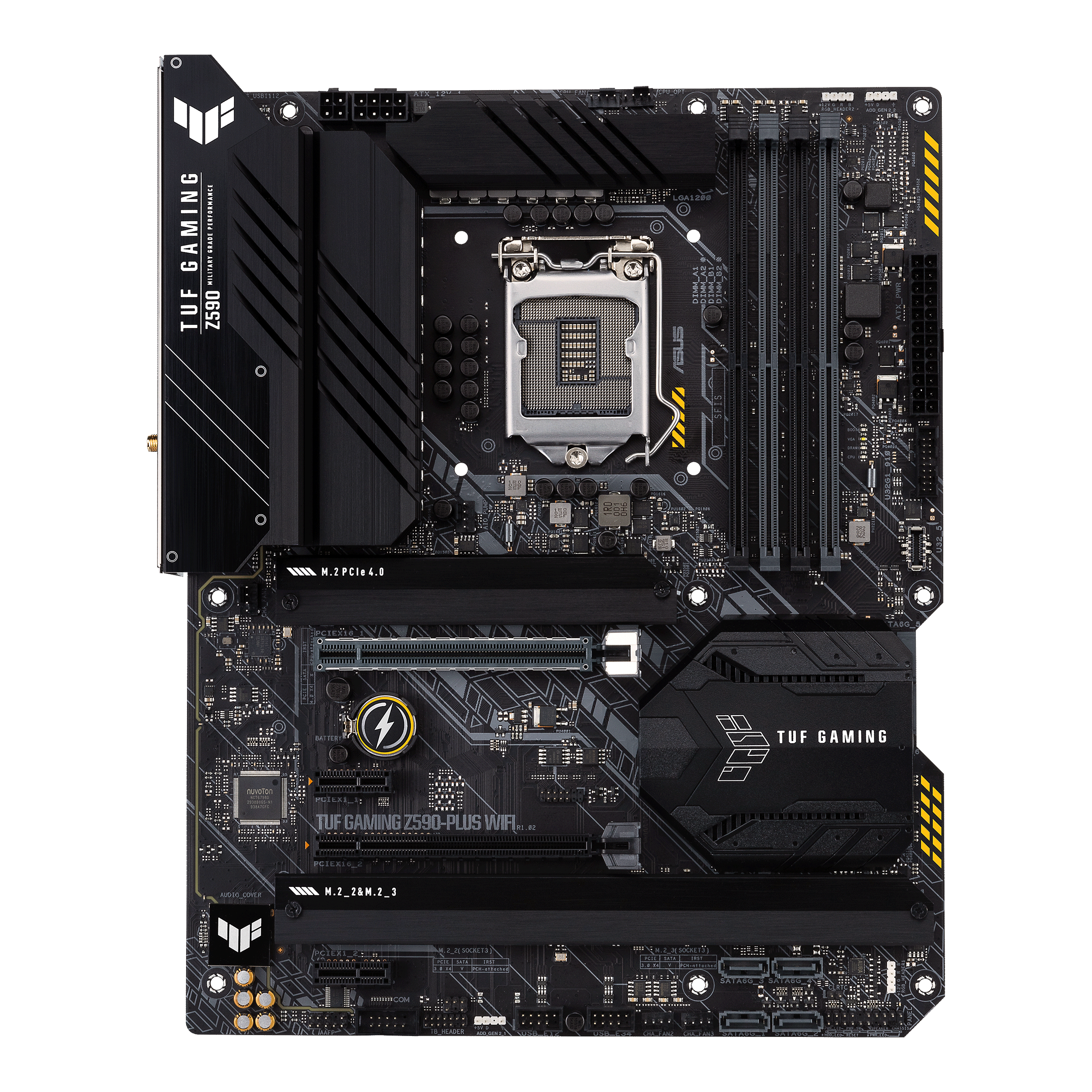 ASUS TUF GAMING Z590-PLUS (90MB16C0-M0EAY0) Mainboard Schwarz