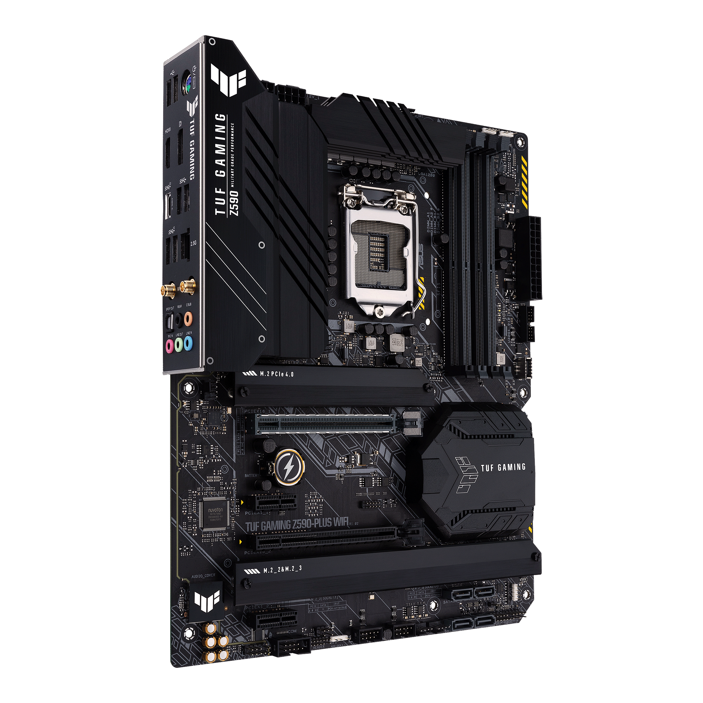 ASUS TUF GAMING Z590-PLUS (90MB16C0-M0EAY0) Mainboard Schwarz
