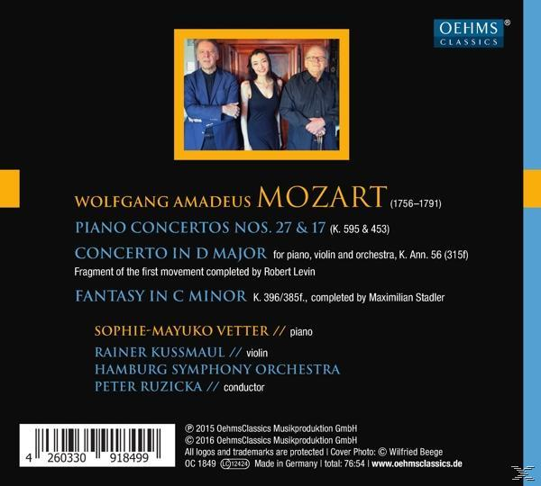Sophie-mayuko Vetter - Klavierkonzerte 27+17/+  - (CD)