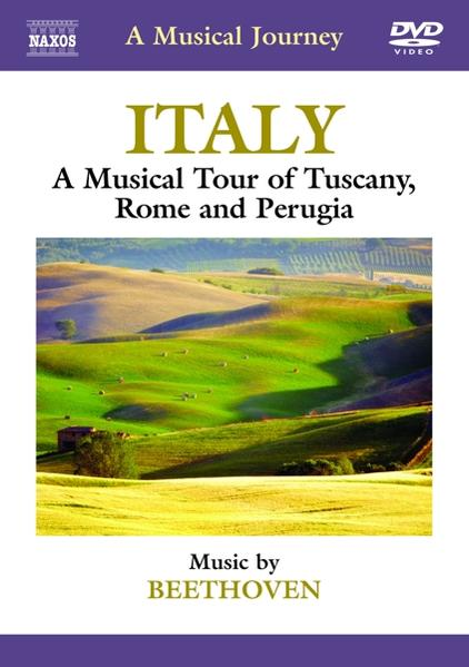 DVD-Cover mit grünen Feldern, Hügeln und italienischem Text.