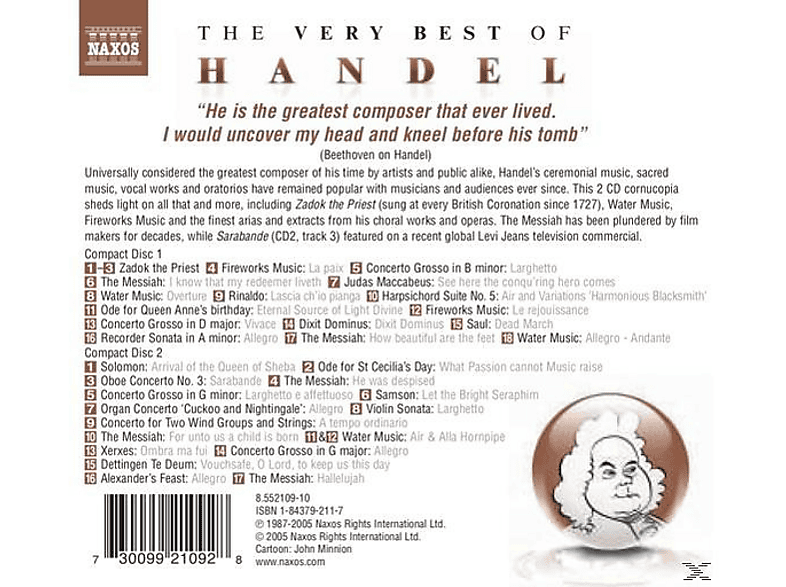Thumbnail - Wo, VARIOUS - Best Of Handel,Very (CD)