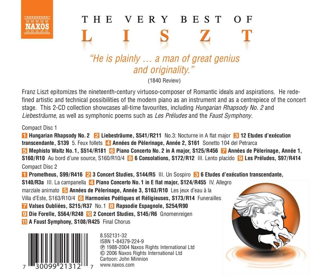 VARIOUS - Best Of Liszt,The Very  - (CD)