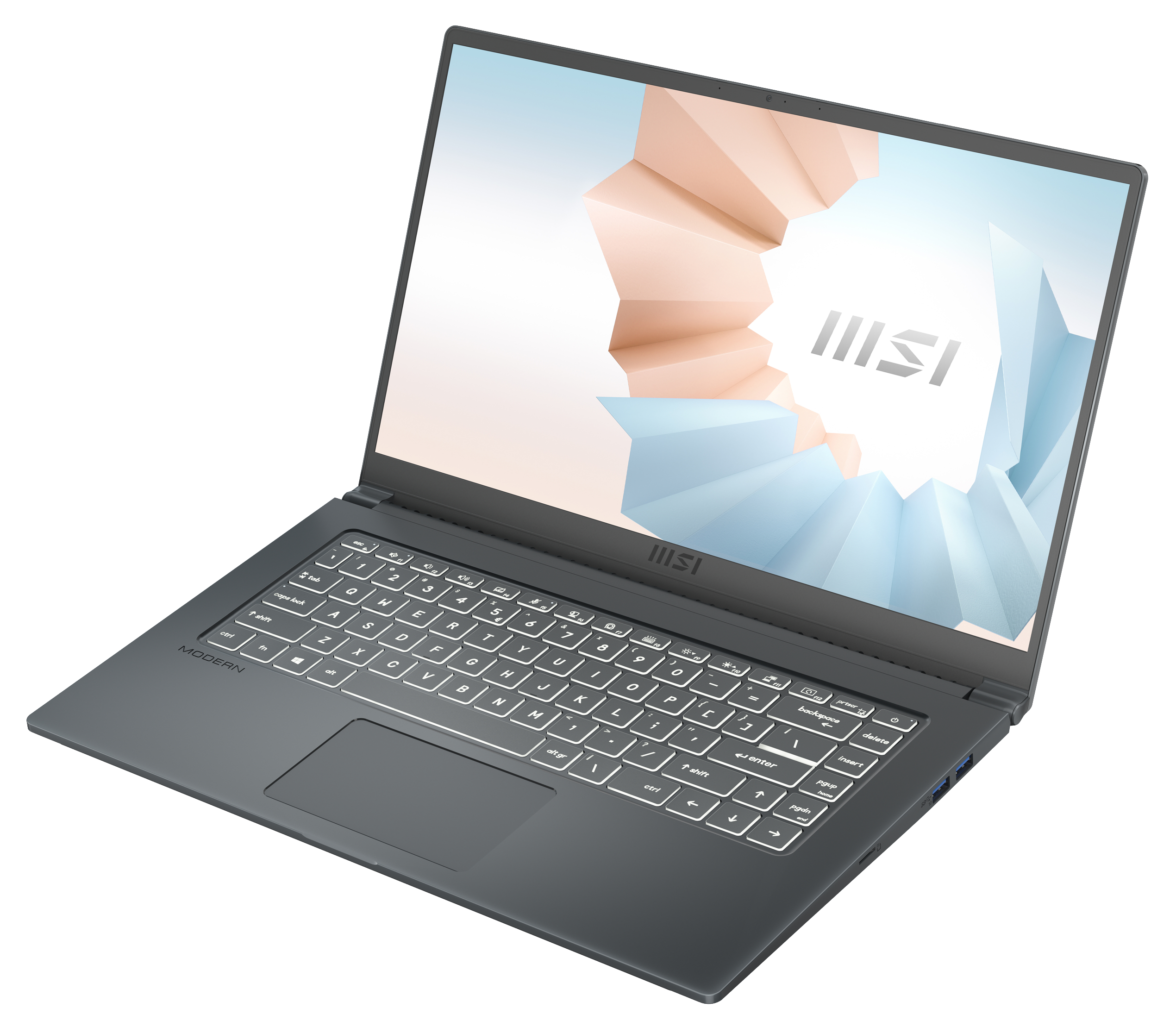 MSI MODERN 15 A10RBS-499 I7-10210U/8GB/512GB Core™ 8 Notebook Display, 512 mit Intel® Prozessor, Carbon i7 MX350, NVIDIA® GB GB SSD, Zoll RAM, SSD, 15,6 Grau GeForce®