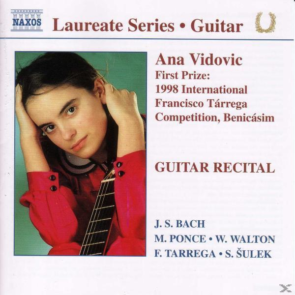 Albumcover mit Ana Vidovic, die eine Gitarre hält, mit Textüberlagerung.